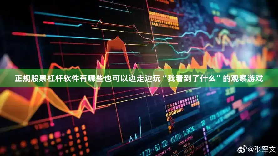 正规股票杠杆软件有哪些也可以边走边玩“我看到了什么”的观察游戏